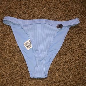 Forever 21 Baby Blue High Waist Bikini Bottoms